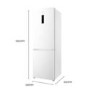 Refurbished TCL RP318BWC0UK Freestanding 318 Litre 70/30 Frost Free Fridge Freezer White