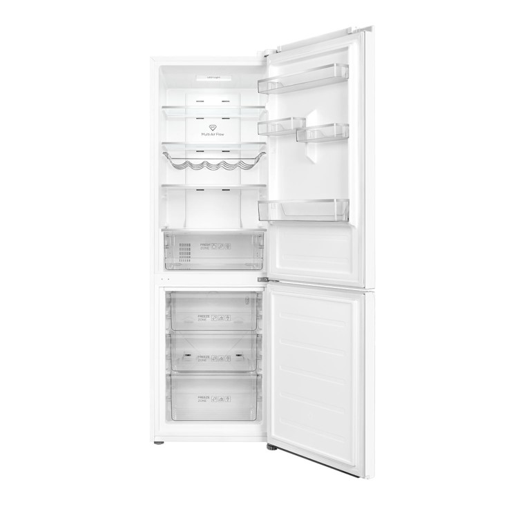 TCL P Series 318 Litre 70/30 Freestanding Fridge Freezer - White