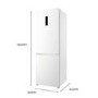 TCL P Series 318 Litre 70/30 Freestanding Fridge Freezer - White