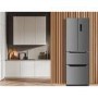 TCL 320 Litre Four Door American Fridge Freezer - Stainless Steel