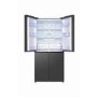 Refurbished TCL RP466CSE1UK 466 Litre American Frost Free Fridge Freezer with Water Dispenser Grey
