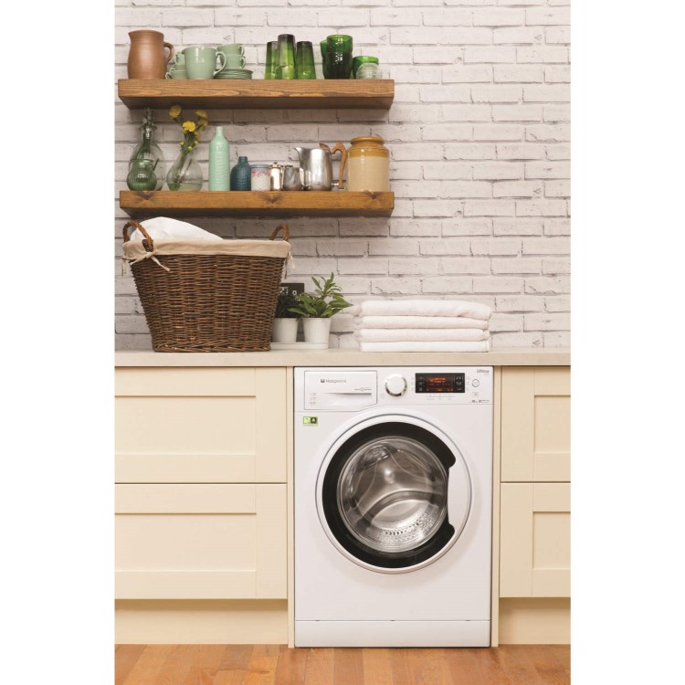 Hotpoint RPD10657J Ultima S-Line 10kg 1600rpm Freestanding Washing Machine-White