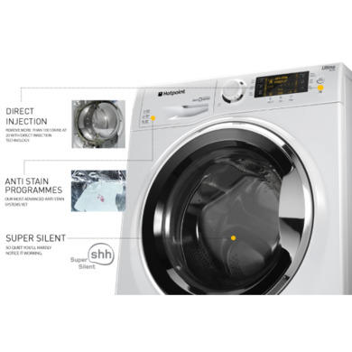 Hotpoint RPD10657J Ultima S-Line 10kg 1600rpm Freestanding Washing Machine-White