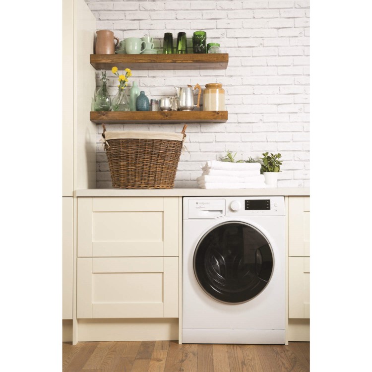Hotpoint RPD10667DD Ultima S-Line 10kg 1600rpm Freestanding Washing Machine-White