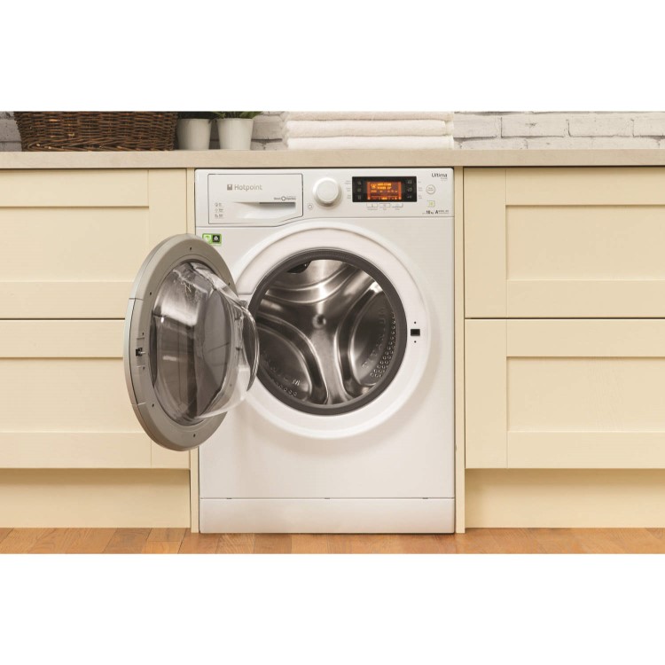 Hotpoint RPD10667DD Ultima S-Line 10kg 1600rpm Freestanding Washing Machine-White