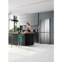 Refurbished Hisense RQ563N4AI1 432 Litre American Fridge Freezer Stainless Steel