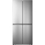 Refurbished Hisense RQ563N4AI1 Freestanding 432 Litre Four Door American Fridge Freezer Stainles Steel