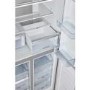 Refurbished Hisense RQ563N4AI1 Freestanding 432 Litre Four Door American Fridge Freezer Stainles Steel