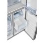 Refurbished Hisense RQ563N4AI1 Freestanding 432 Litre Four Door American Fridge Freezer Stainles Steel