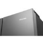 Refurbished Hisense RQ563N4AI1 432 Litre American Fridge Freezer Stainless Steel