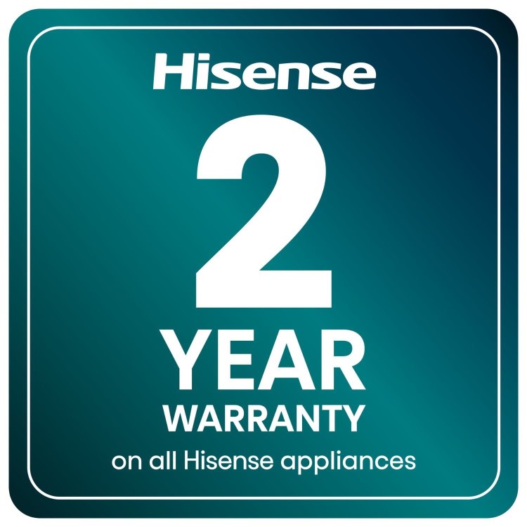 Hisense PureFlat Slim 482 Litre Four Door American Fridge Freezer - Silver