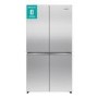 Hisense PureFlex 640 Litre Four Door American Fridge Freezer - Silver