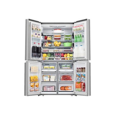 Refurbished Hisense PureFlat RQ758N4SWI1 Fridge Freezer