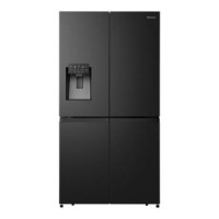 Hisense PureFlat 584 Litre Four Door American Fridge Freezer - Black