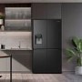 Hisense PureFlat 584 Litre Four Door American Fridge Freezer - Black