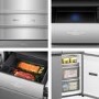 Hisense KitchenFit 591 Litre Four Door American Fridge Freezer - Silver