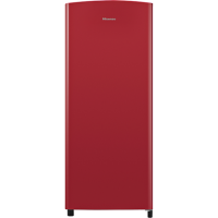 Refurbished Hisense RR220D4ARF Freestanding 164 Litre Fridge Red