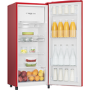 Refurbished Hisense RR220D4ARF Freestanding 164 Litre Fridge Red