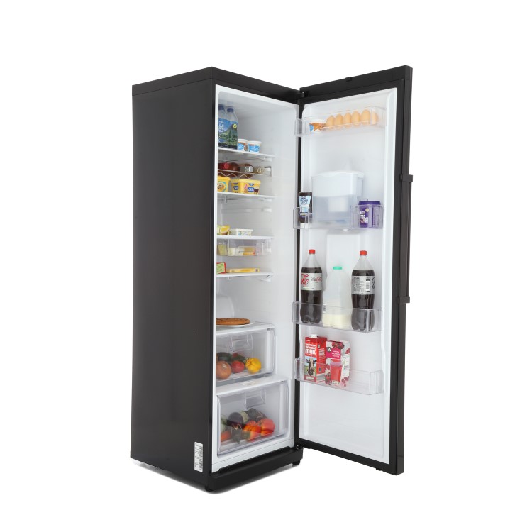 Samsung RR35H6610BC Gloss Black Freestanding Fridge
