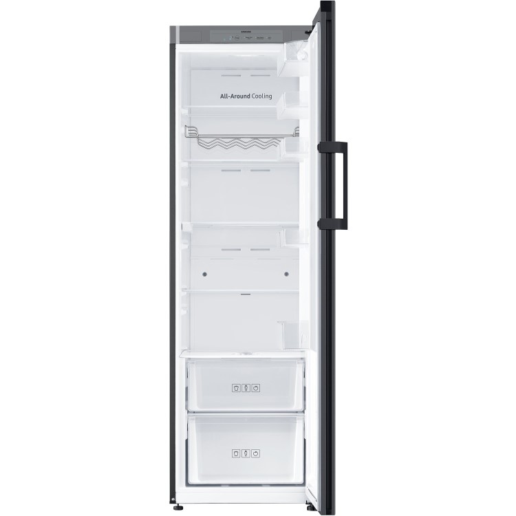 Samsung 387 Litre Bespoke Upright Freestanding Fridge - Clean Black