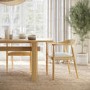 Large Solid Oak Rectangular Dining Table - Seats 6 - 8 - Roe