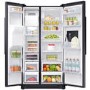 Samsung RS50N3913BC Frost Free American Style Fridge Freezer With Home Bar And Ice/Water Dispenser - Black