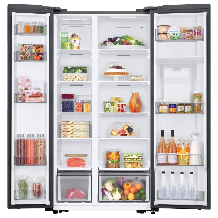 Samsung SpaceMax 578 Litre Side-By-Side American Fridge Freezer - Silver