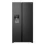 Refurbished Hisense PureFlat 528 Litre Side-By-Side American Fridge Freezer - Black