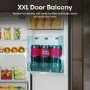 Refurbished Hisense PureFlat 528 Litre Side-By-Side American Fridge Freezer - Black