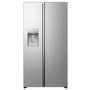 Hisense PureFlat 528 Litre Side-By-Side American Fridge Freezer - Silver