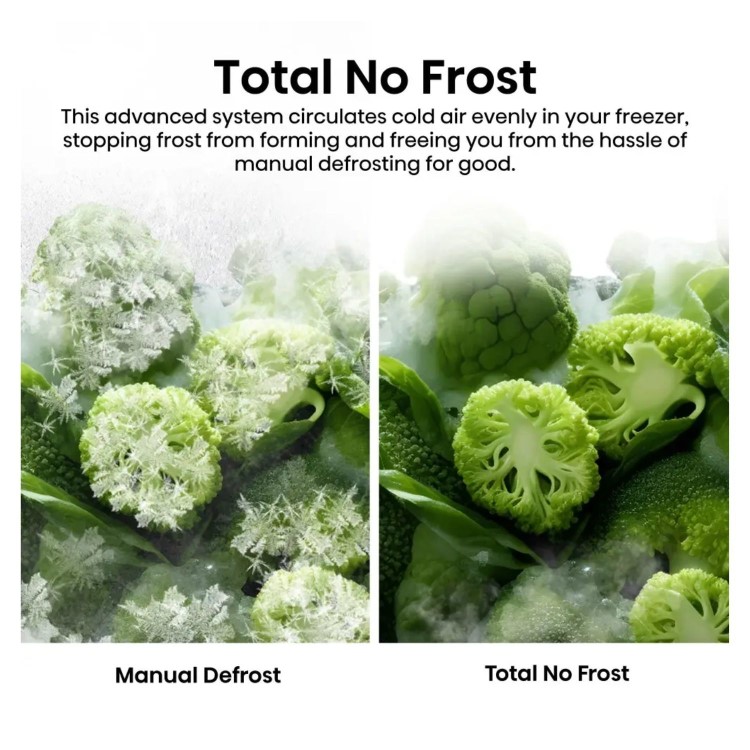 Hisense PureFlat 644 Litre Side-by-Side American Fridge Freezer - Silver