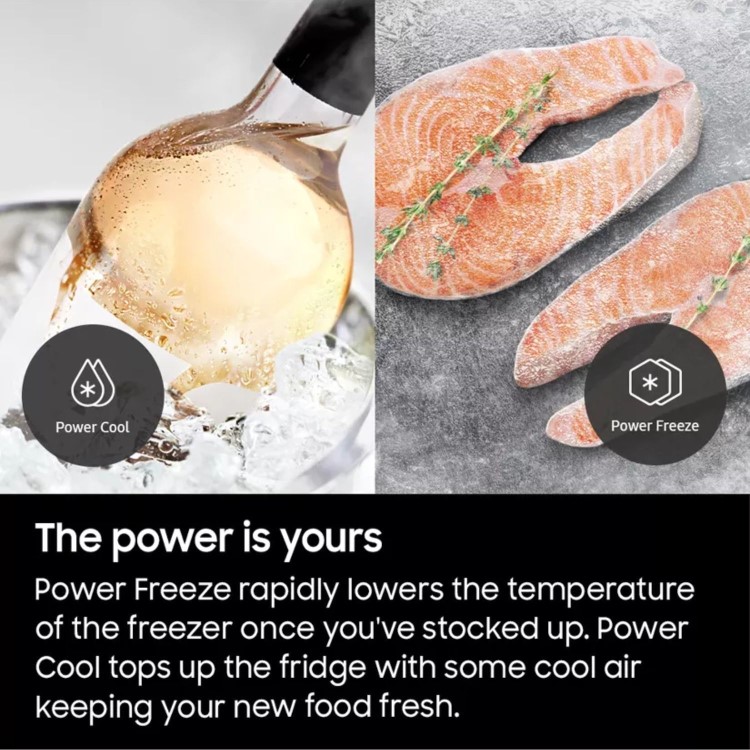 Samsung Series 7 634 Litre Side-By-Side American Fridge Freezer - Stainless Steel