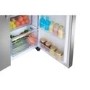 Hisense 535 Litre American Fridge Freezer - Stainless steel