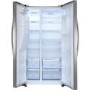 Hisense 535 Litre American Fridge Freezer - Stainless steel