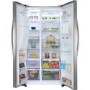 Hisense 535 Litre American Fridge Freezer - Stainless steel