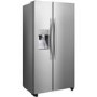 Hisense 535 Litre American Fridge Freezer - Stainless steel