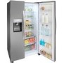 Hisense 535 Litre American Fridge Freezer - Stainless steel