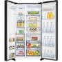 Refurbished Hisense RS694N4TBE 562 Litre Frost Free American Fridge Freezer Black