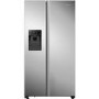 Hisense 562 Litre Side-By-Side American Fridge Freezer - Stainless Steel