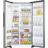 Hisense 562 Litre Side-By-Side American Fridge Freezer - Stainless Steel