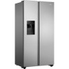 Hisense 562 Litre Side-By-Side American Fridge Freezer - Stainless Steel