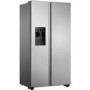 Hisense 562 Litre Side-By-Side American Fridge Freezer - Stainless Steel