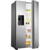 Hisense 562 Litre Side-By-Side American Fridge Freezer - Stainless Steel