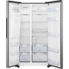 Hisense 562 Litre Side-By-Side American Fridge Freezer - Stainless Steel