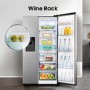 Hisense 562 Litre Freestanding American Fridge Freezer -  Stainless Steel