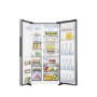 Hisense 562 Litre Freestanding American Fridge Freezer -  Stainless Steel