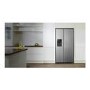 Refurbished Hisense RS694N4TIE Freestanding 562 Litre Frost Free American Fridge Freezer Stainless Steel