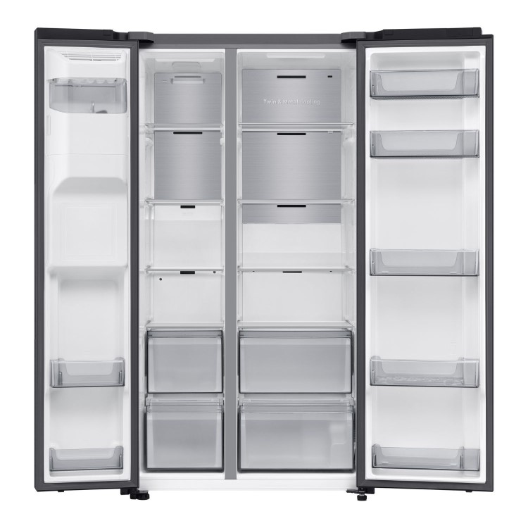 Samsung Series 7 634 Litre Side-By-Side American Fridge Freezer - Black