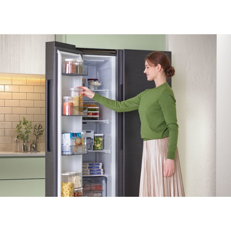 Samsung Series 7 634 Litre Side-By-Side American Fridge Freezer - Black