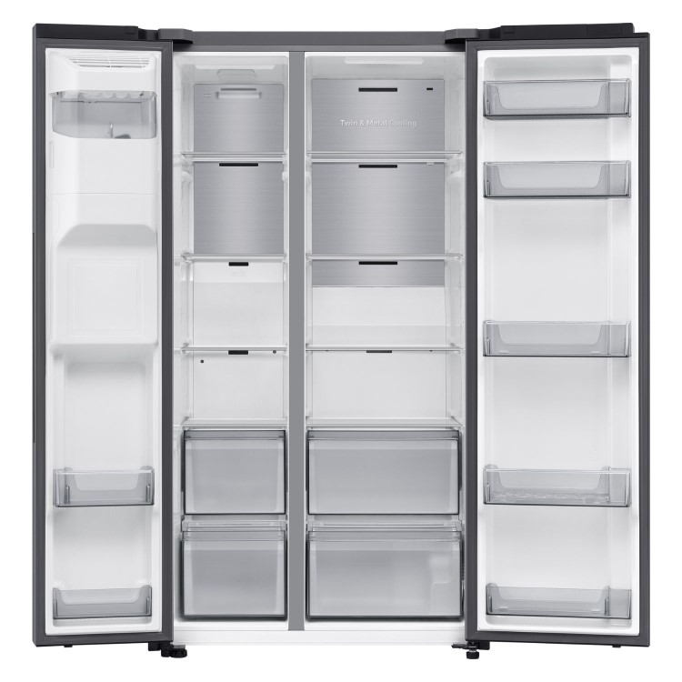 Samsung Series 7 634 Litre Side-By-Side American Fridge Freezer - Silver
